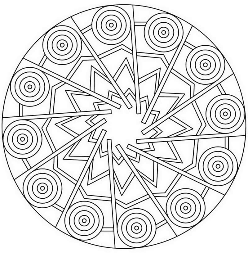 Mandalas Abstraits 25